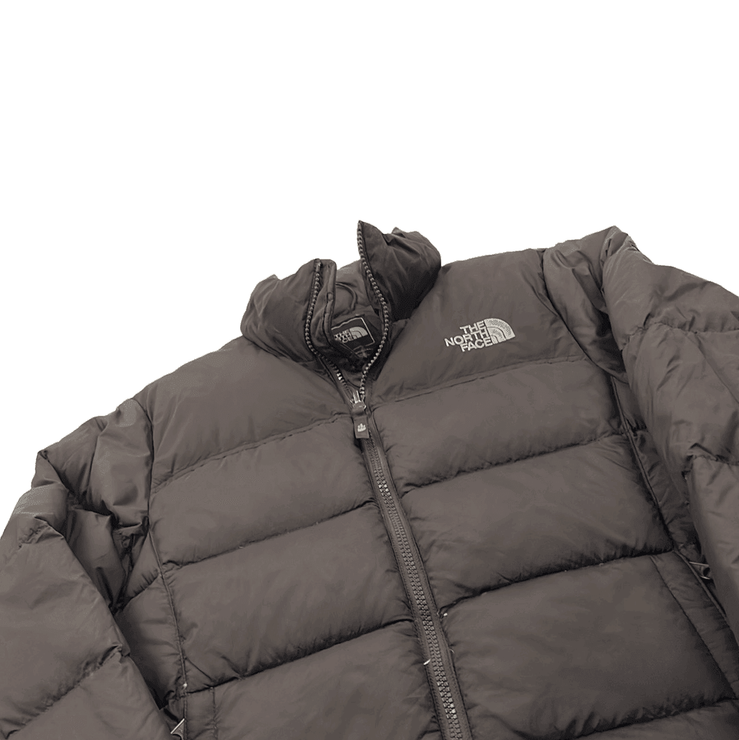 Vintage 90s Women's Brown The North Face (TNF) 700 Puffer Coat - Small - The Streetwear Studio