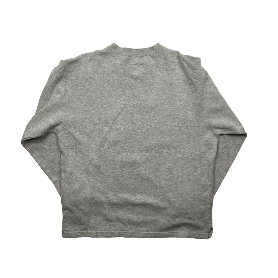 Vintage 90s Women’s Grey Nike Large Centre Logo Sweatshirt - Extra Large - The Streetwear Studio