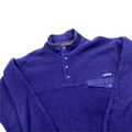 Vintage 90s Women's Purple Patagonia Quarter Button Synchilla Fleece - Large - The Streetwear Studio