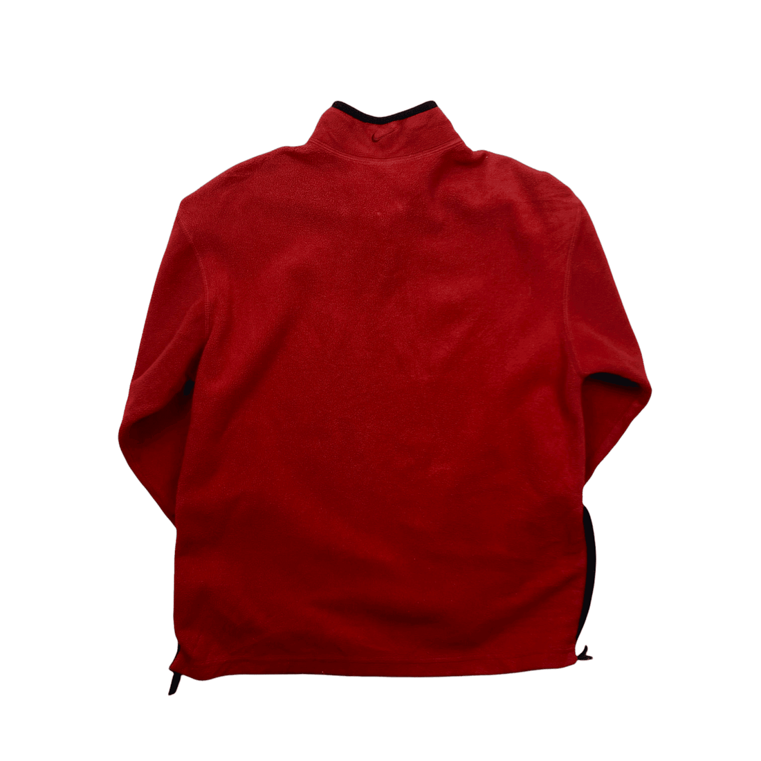 Vintage 90s Women’s Red Nike Quarter Zip Fleece - Extra Large - The Streetwear Studio