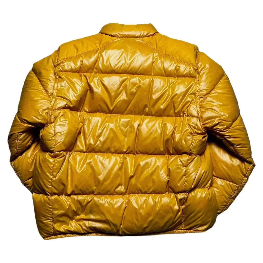 Vintage 90s Yellow Moncler Puffer Coat - L | The Streetwear Studio
