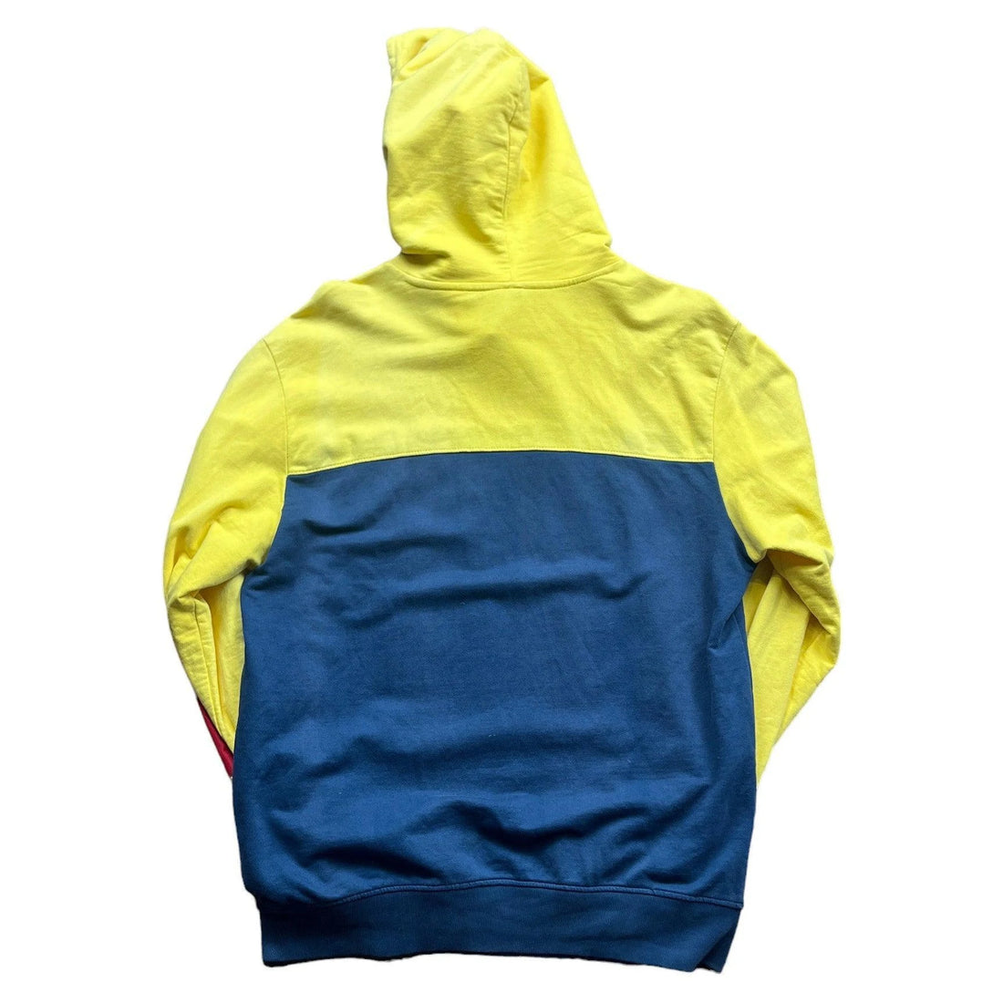 Vintage 90s Yellow + Navy Wu Tang Cream Team Hoodie - L | The Streetwear Studio
