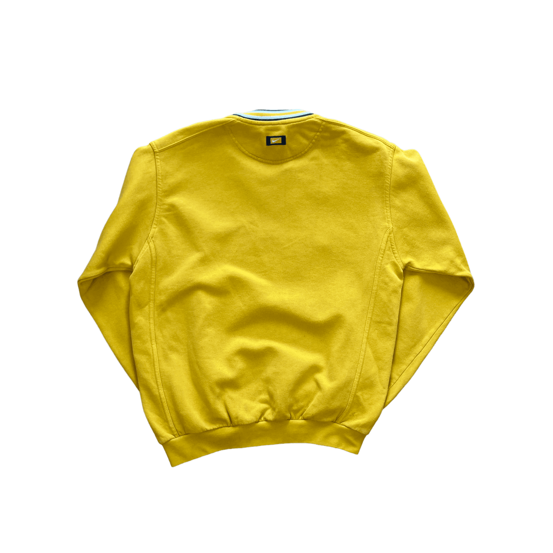Vintage 90s Yellow Nike Sweatshirt - Recommended Size - Small - The Streetwear Studio