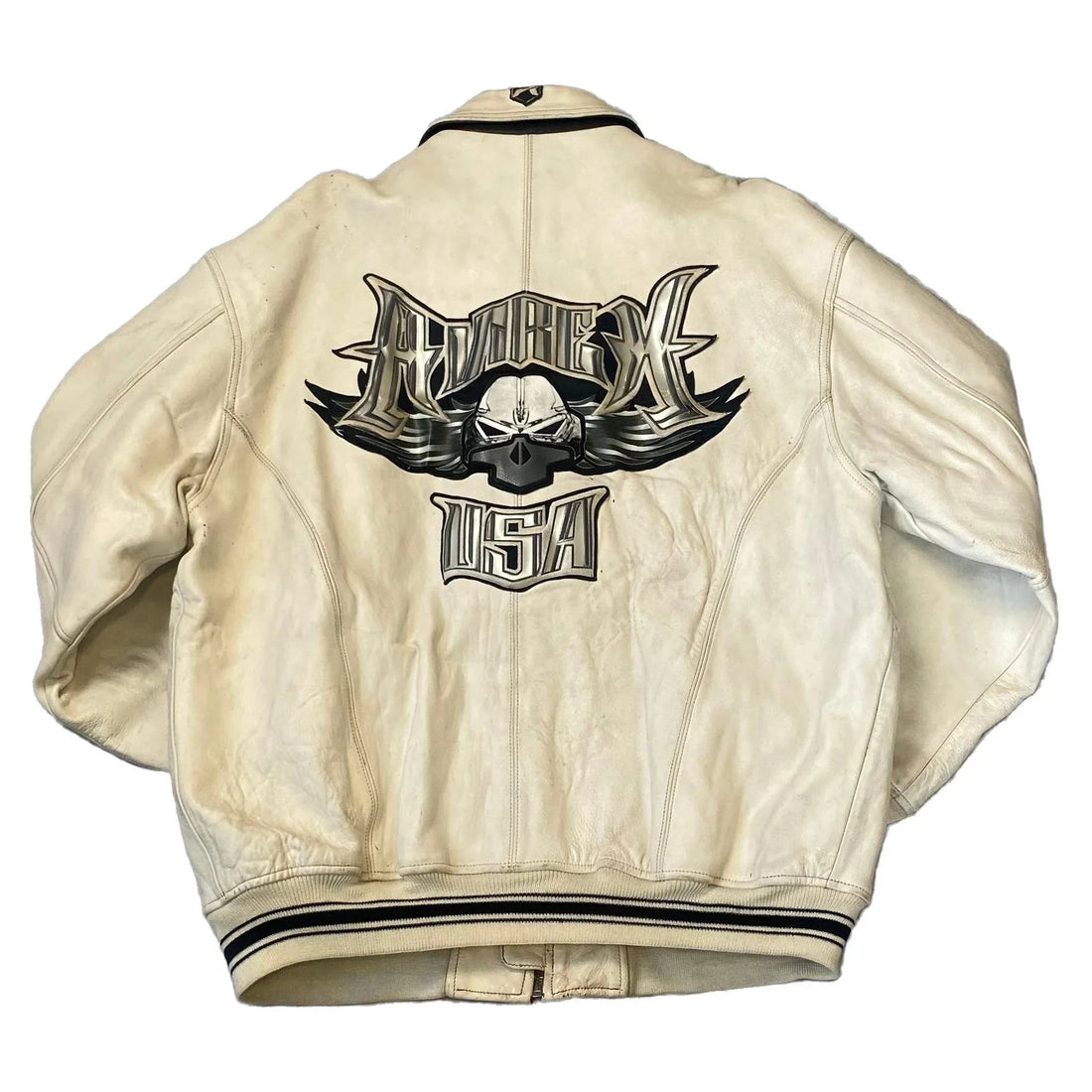 Vintage Avirex Leather Jacket - 4XL | The Streetwear Studio