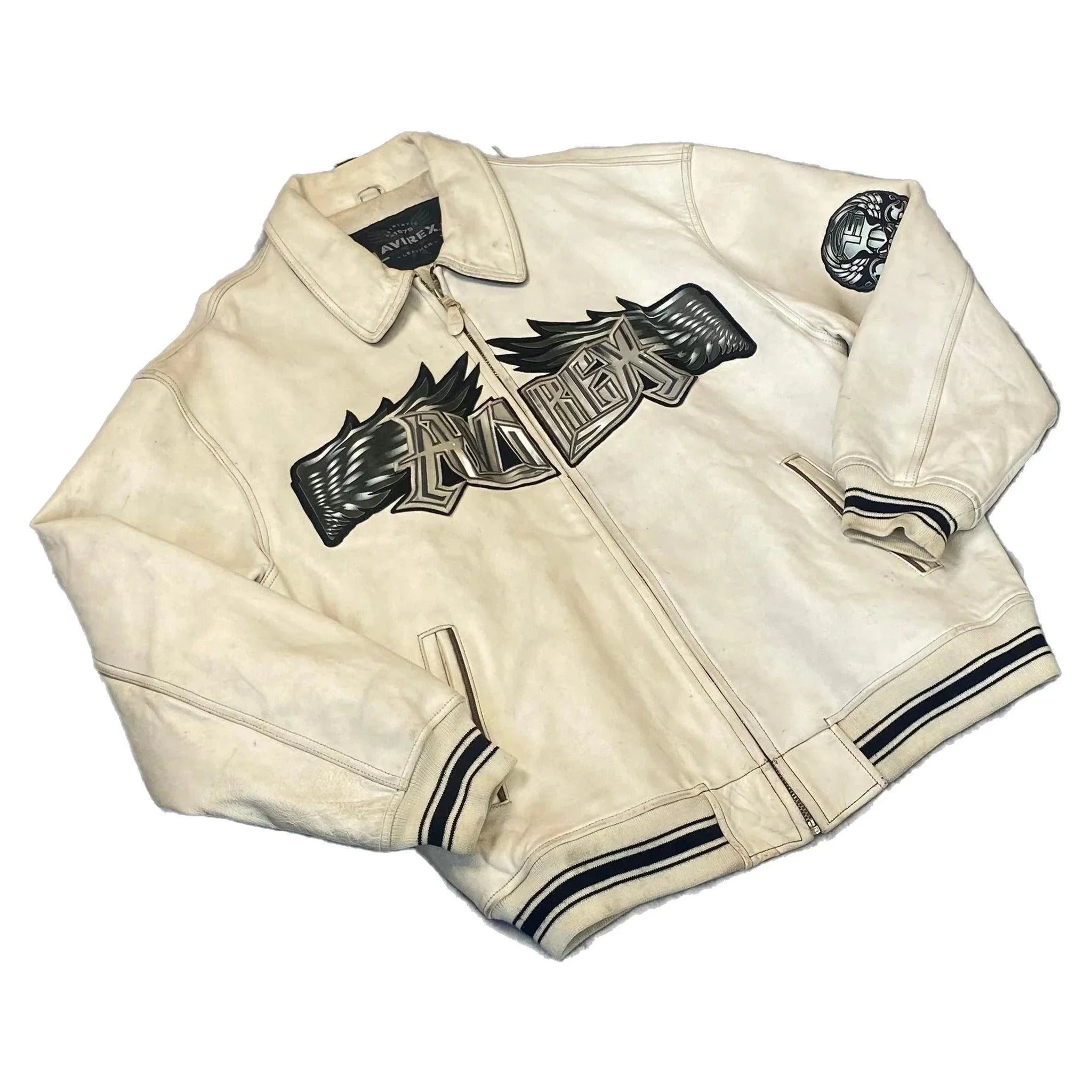 Vintage Avirex Leather Jacket - 4XL | The Streetwear Studio