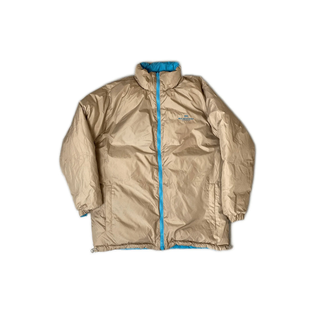 Vintage Balenciaga Reversible Puffer Coat - L | The Streetwear Studio
