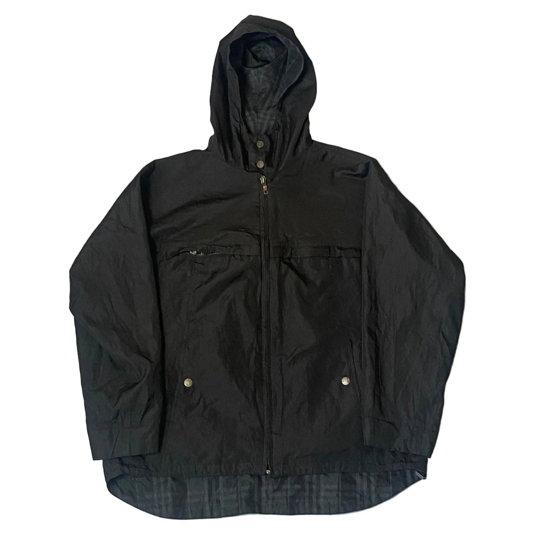 Vintage Black Burberry Reversible Jacket - M | The Streetwear Studio