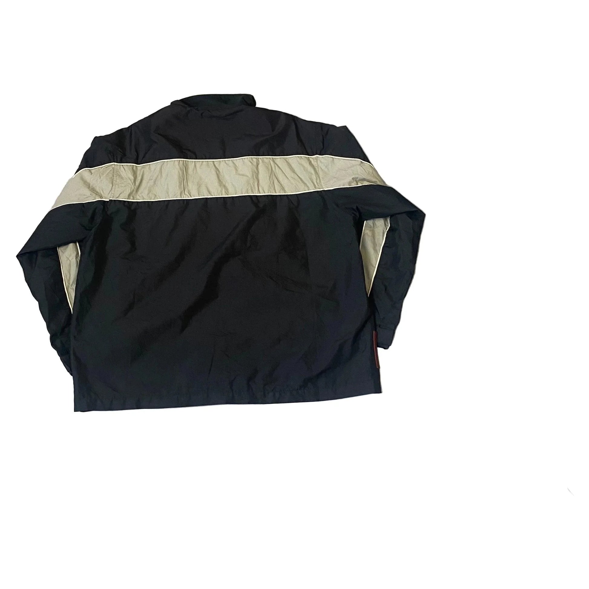 Vintage Black + Grey Prada Jacket - XL | The Streetwear Studio