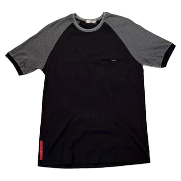 Vintage Black + Grey Prada Tee - M | The Streetwear Studio