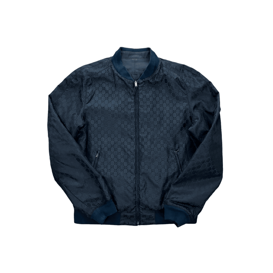 Vintage Black Gucci Monogram Jacket - Large - The Streetwear Studio