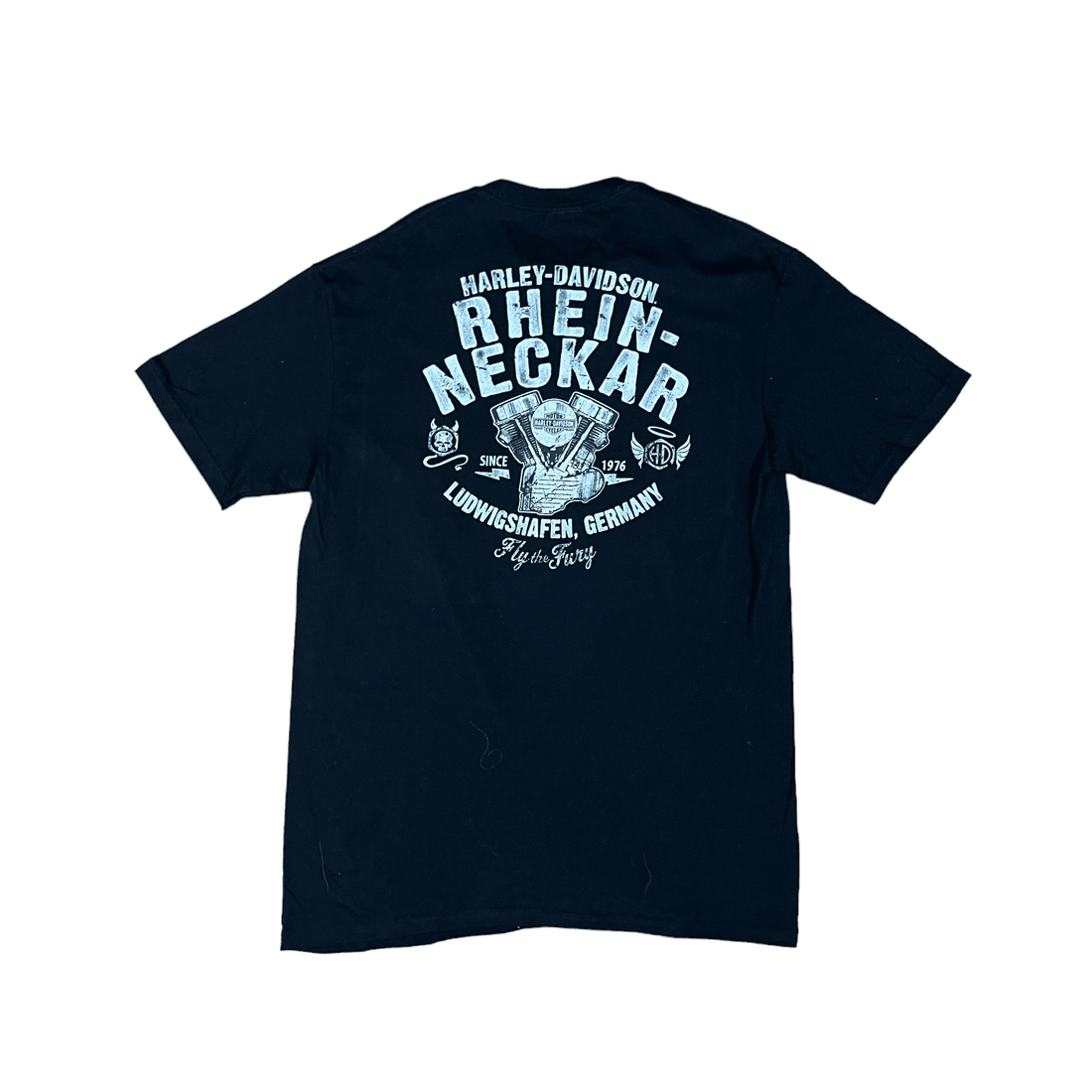 Vintage Black Harley Davidson Tee - Large - The Streetwear Studio