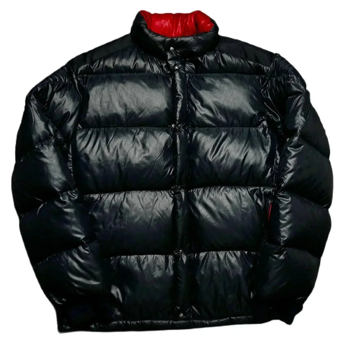 Vintage Black Moncler Puffer Coat - L | The Streetwear Studio