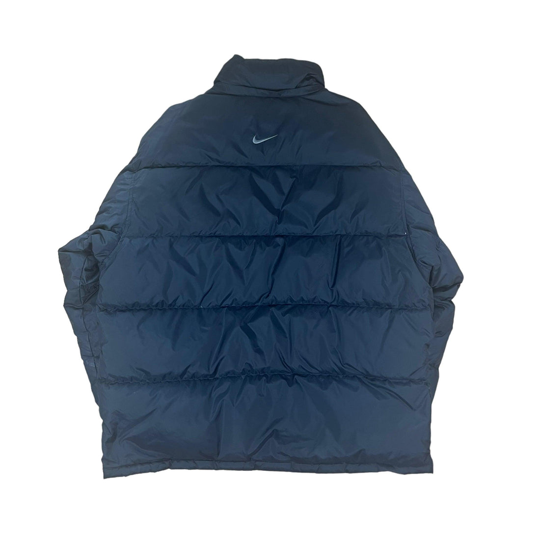 Vintage Black Nike Puffer Coat - Large - The Streetwear Studio