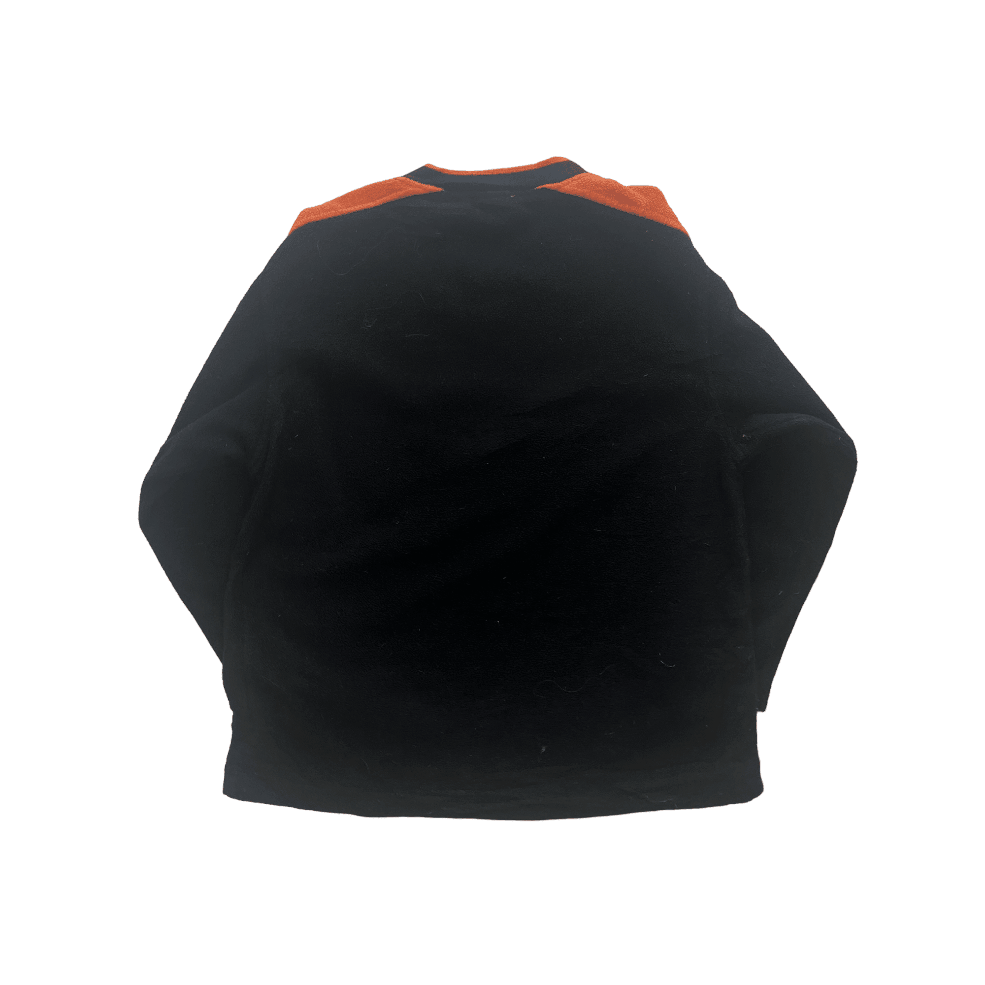 Vintage Black + Orange Harley Davidson Large Logo Fleece Sweatshirt - Small - The Streetwear Studio