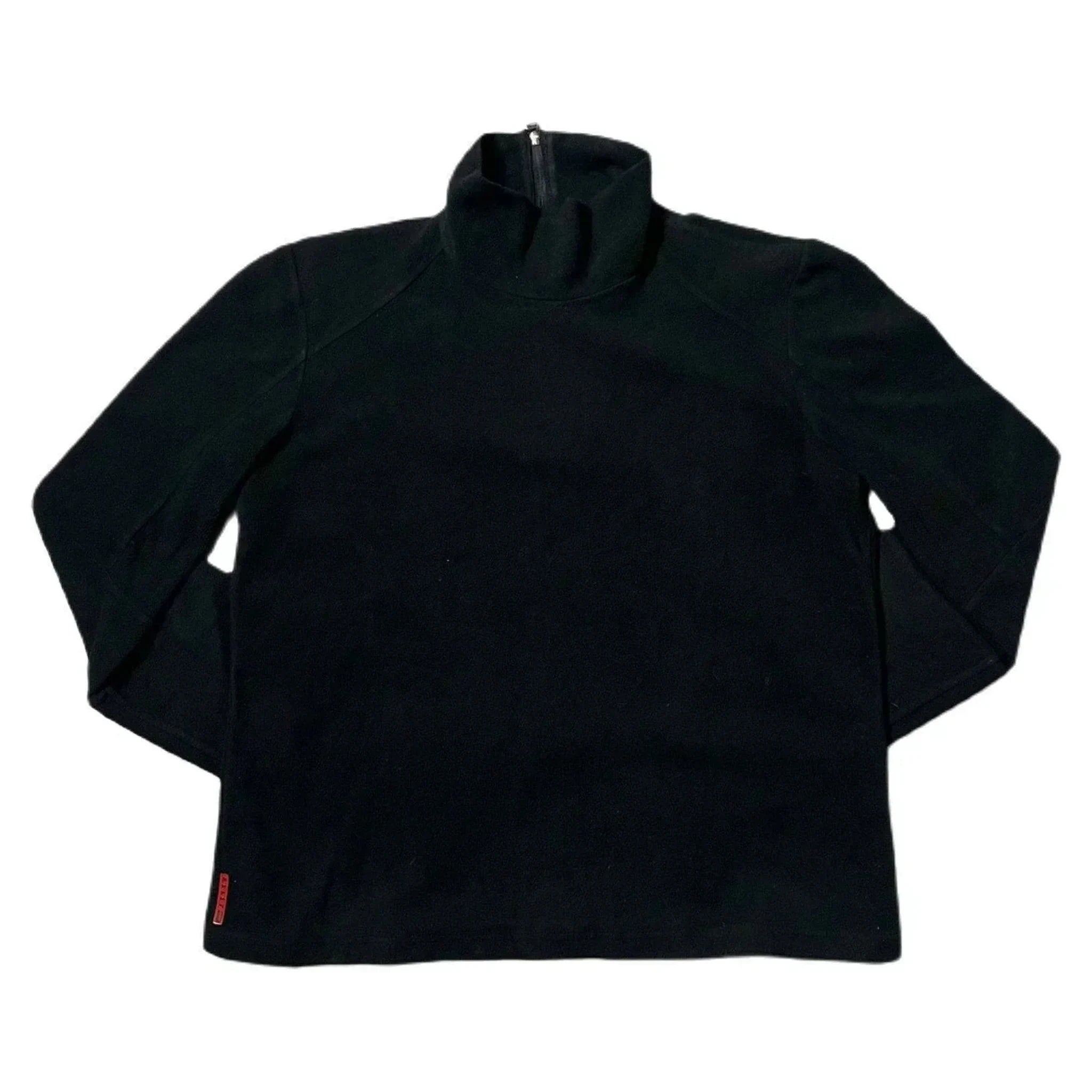 Vintage Black Prada 1/4 Zip Fleece - L | The Streetwear Studio