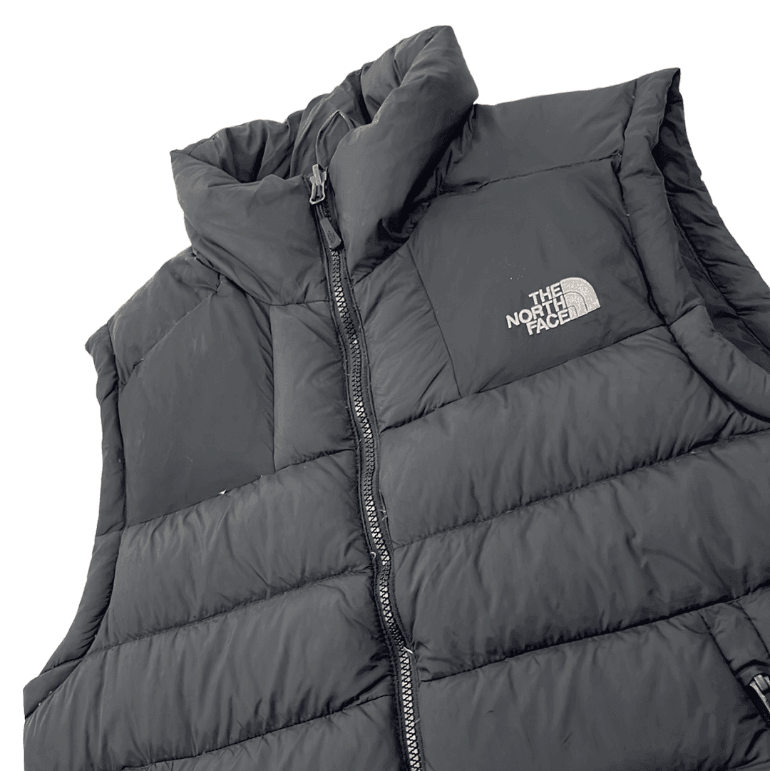 Vintage Black The North Face (TNF) 700 Puffer Gilet - Medium - The Streetwear Studio