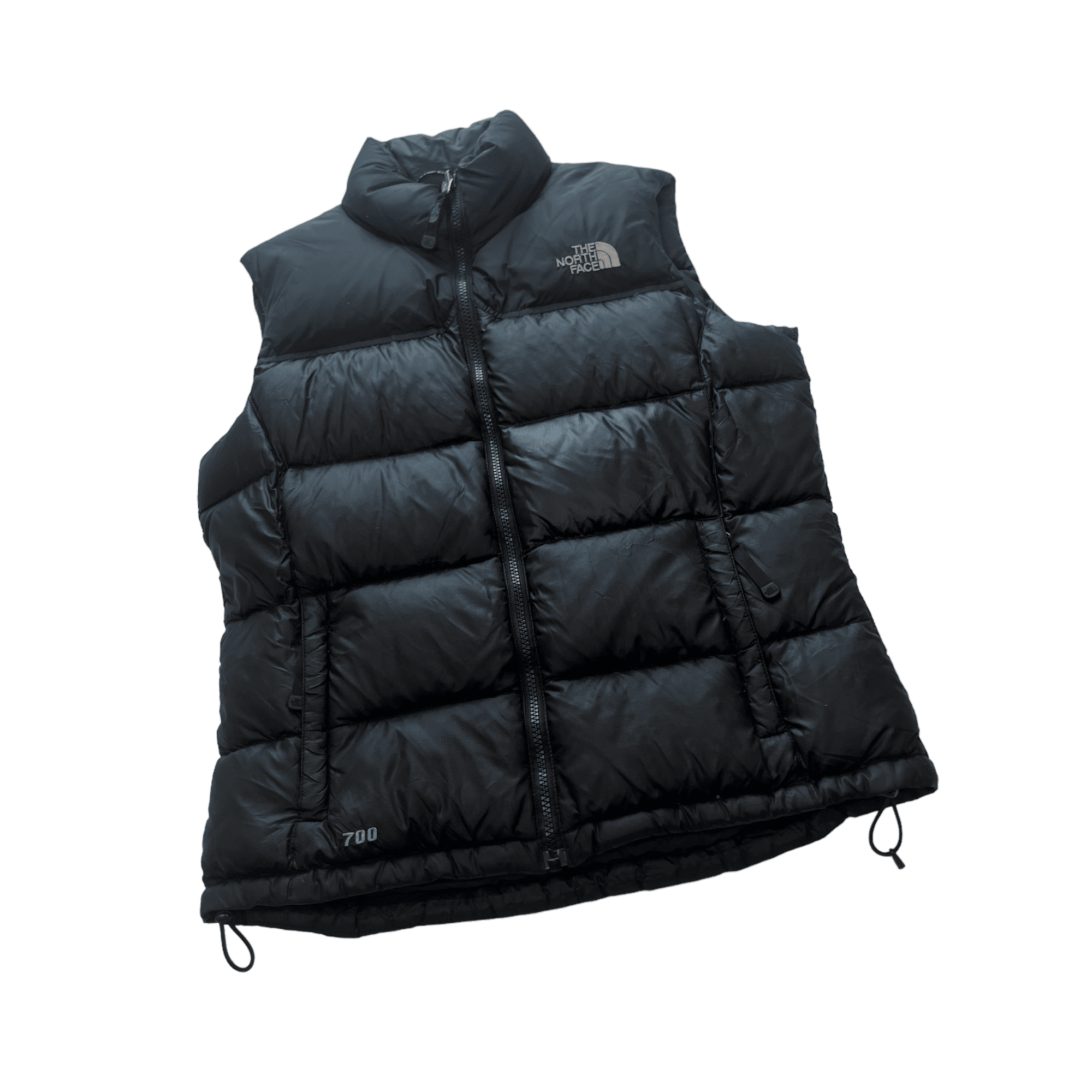 Vintage Black The North Face (TNF) Puffer Gilet - Medium - The Streetwear Studio