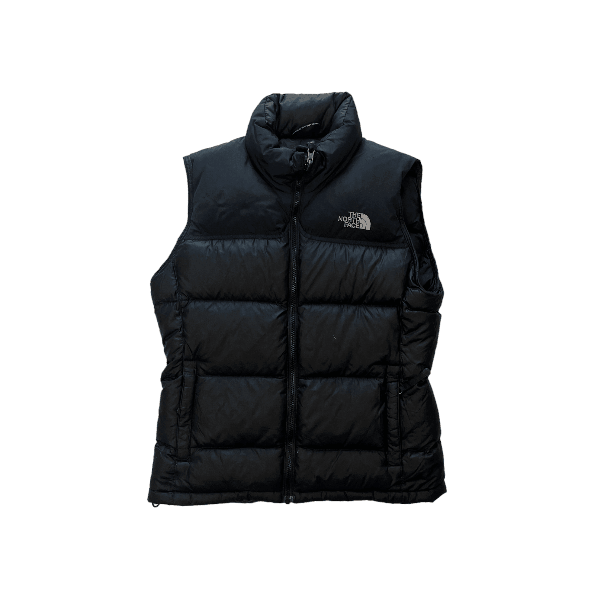 Vintage Black The North Face (TNF) Puffer Gilet - Small - The Streetwear Studio