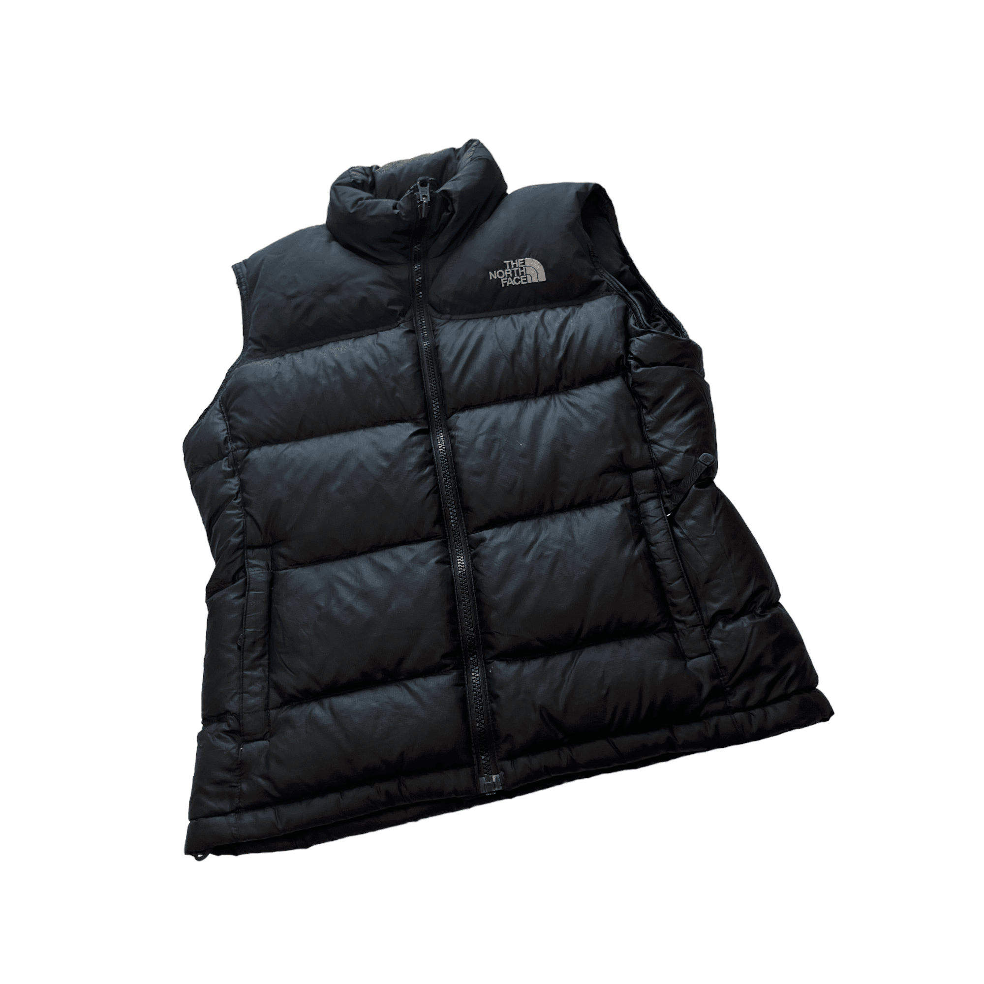 Vintage Black The North Face (TNF) Puffer Gilet - Small - The Streetwear Studio