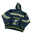 Vintage Black + Yellow USA NFL Tigers Quarter Zip Coat - Large - The Streetwear Studio