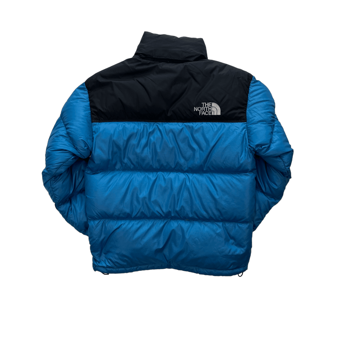 Vintage Blue + Black The North Face (TNF) Puffer Coat - Small - The Streetwear Studio