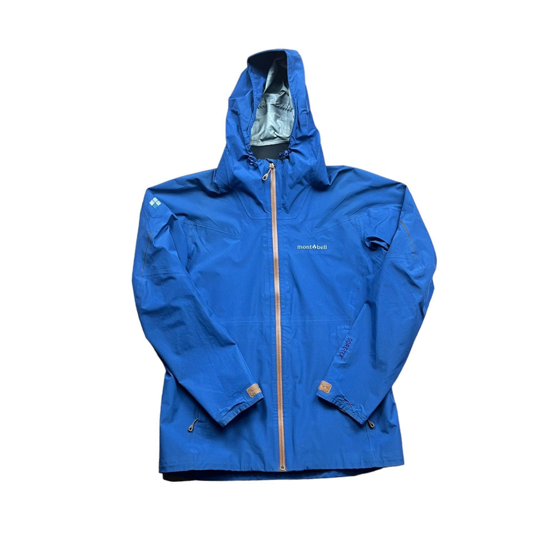 Vintage Blue Montbell Waterproof Jacket - Medium - The Streetwear Studio