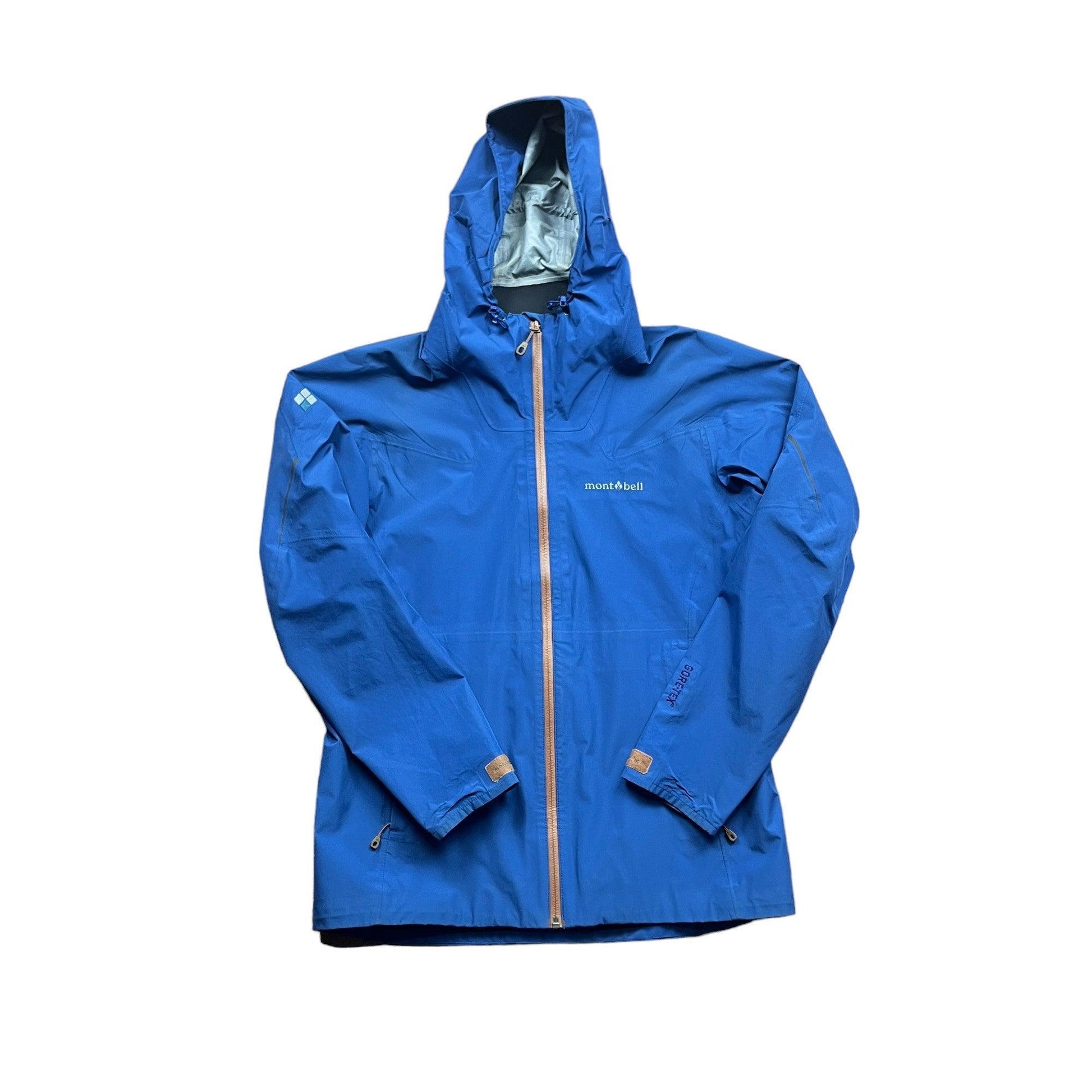 Vintage Blue Montbell Waterproof Jacket - Medium - The Streetwear Studio