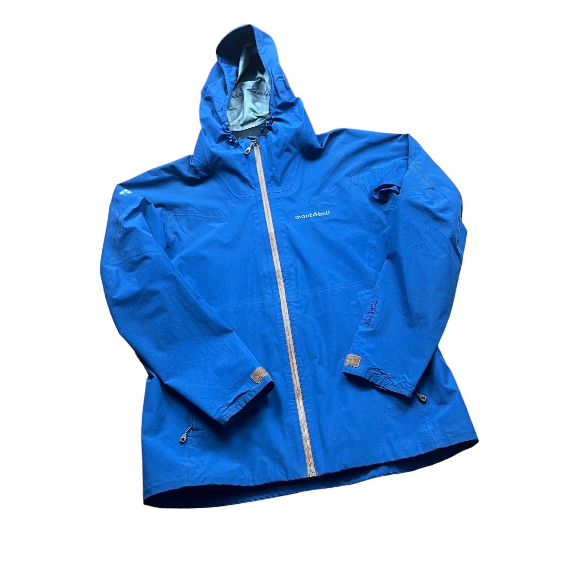 Vintage Blue Montbell Waterproof Jacket - Medium - The Streetwear Studio