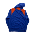 Vintage Blue + Orange Nike Centre Swoosh Hoodie - Small - The Streetwear Studio
