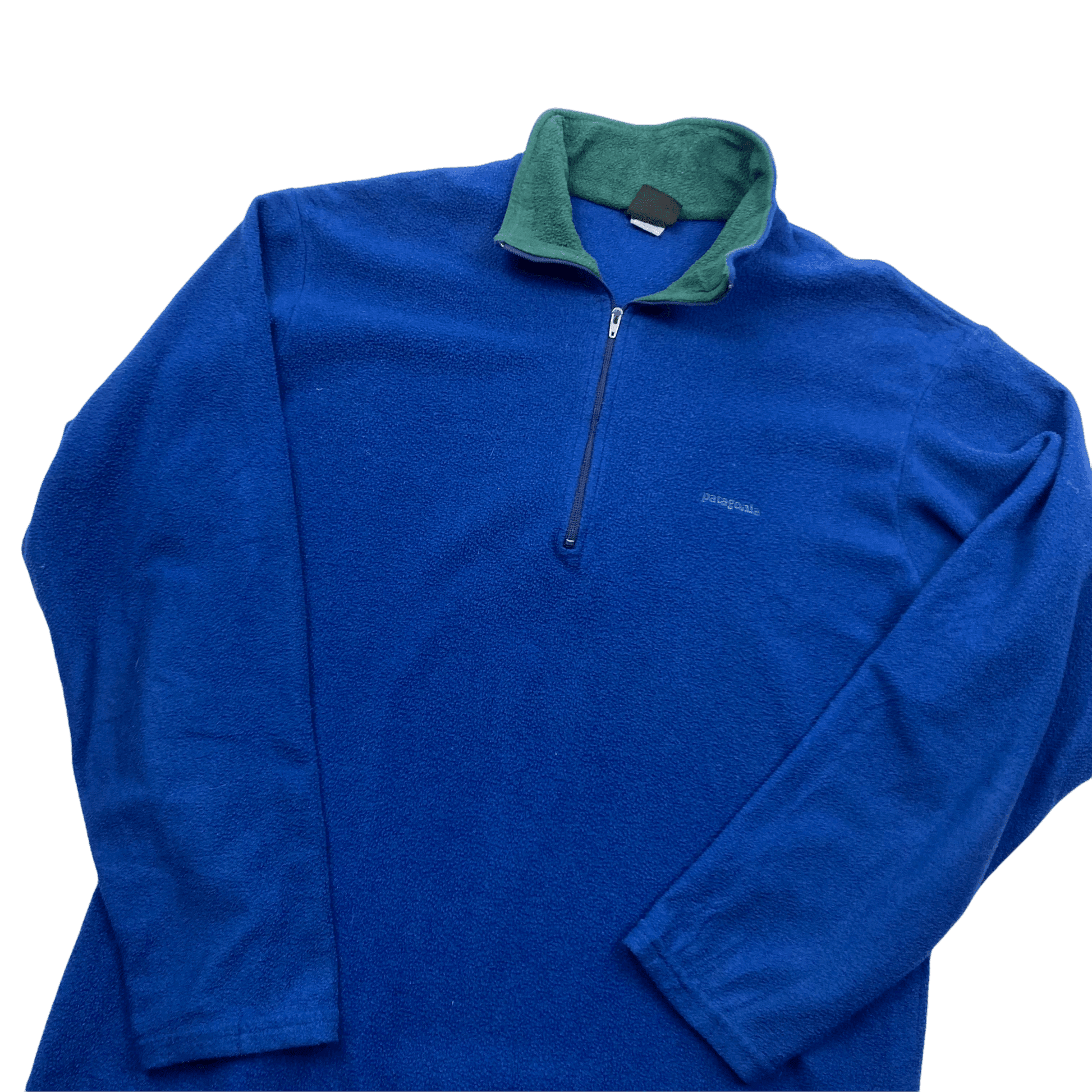Vintage Blue Patagonia Capilene Quarter Zip Fleece - Large - The Streetwear Studio