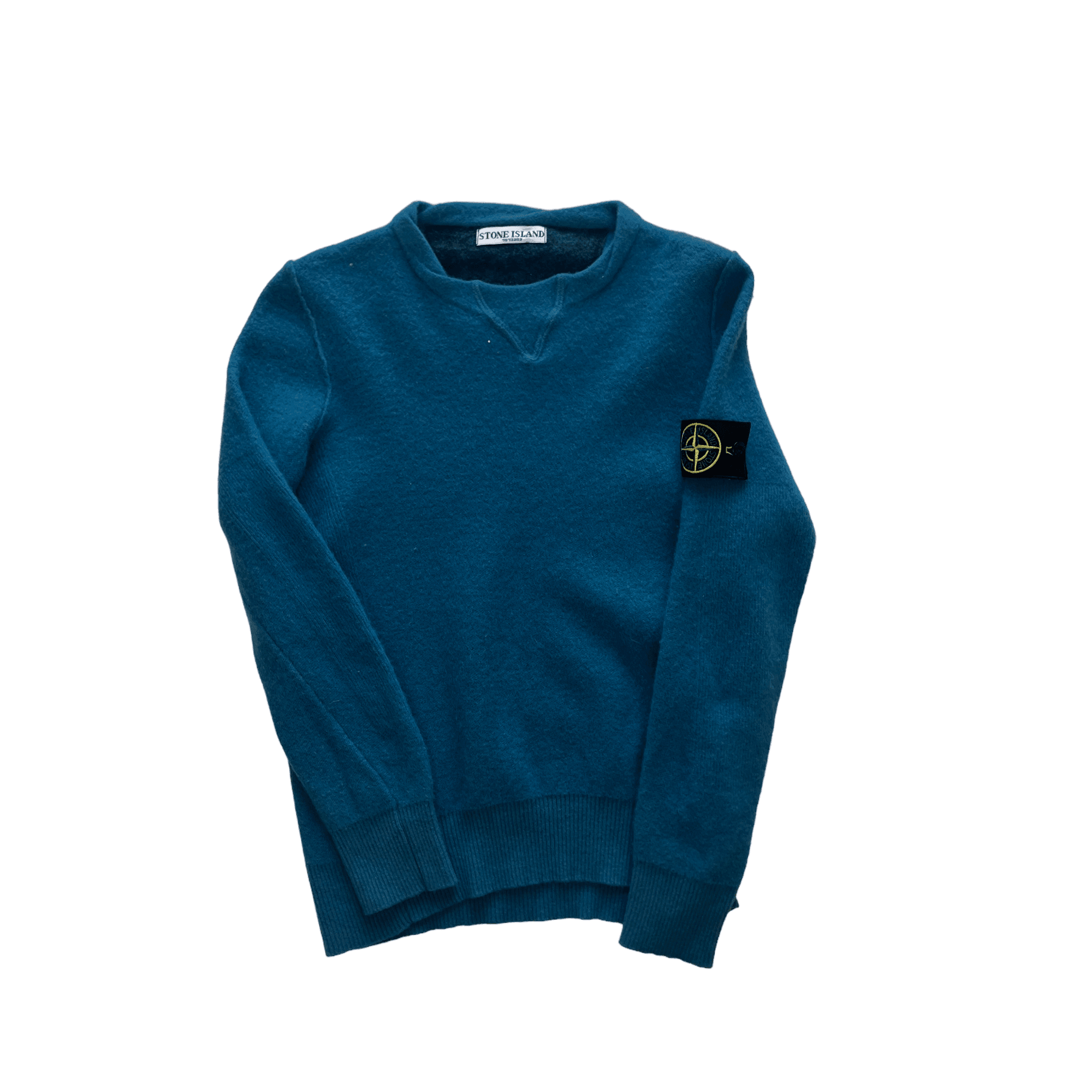 Vintage Blue Stone Island Sweatshirt - Small - The Streetwear Studio