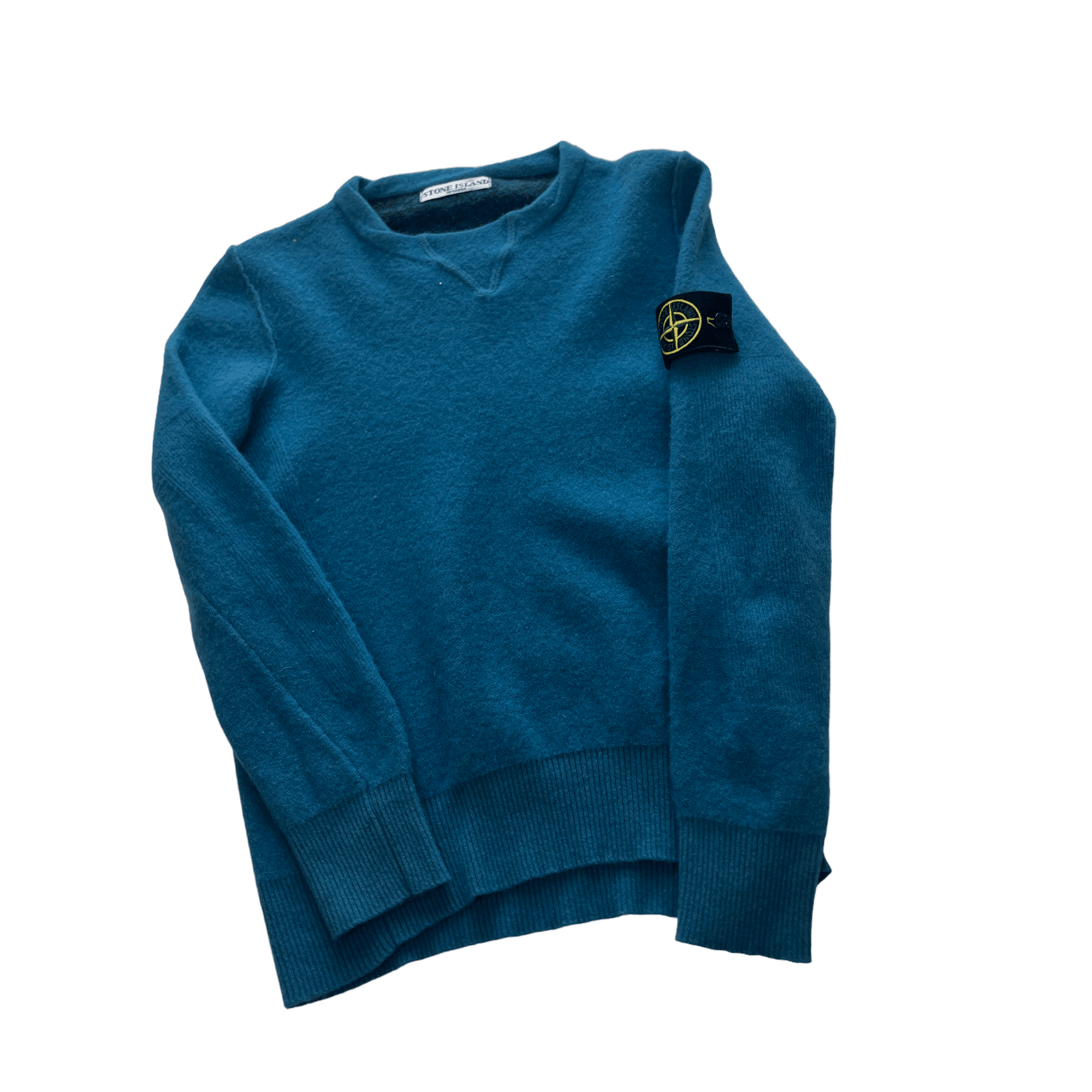 Vintage Blue Stone Island Sweatshirt - Small - The Streetwear Studio
