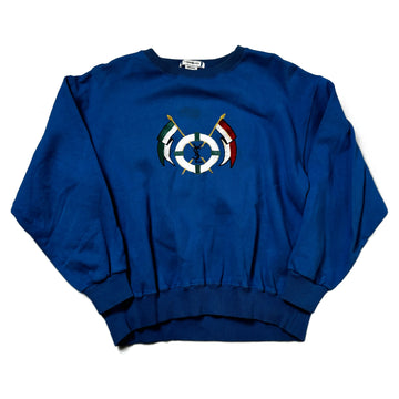 Vintage Blue Yves Saint Lauren (YSL) Sweatshirt - M | The Streetwear Studio
