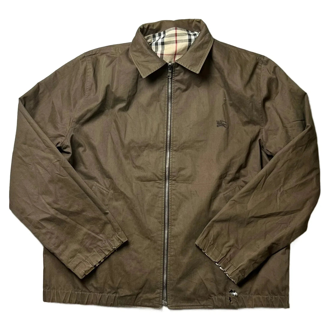 Vintage Burberry Reversible Jacket - L | The Streetwear Studio