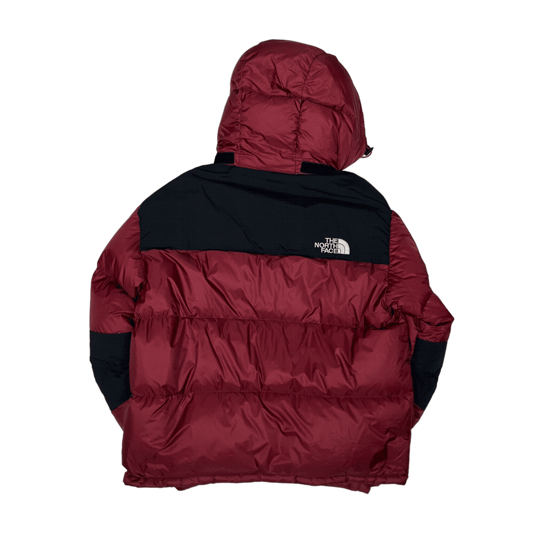 Vintage Burgundy + Black The North Face (TNF) Baltoro Puffer Coat - Large - The Streetwear Studio