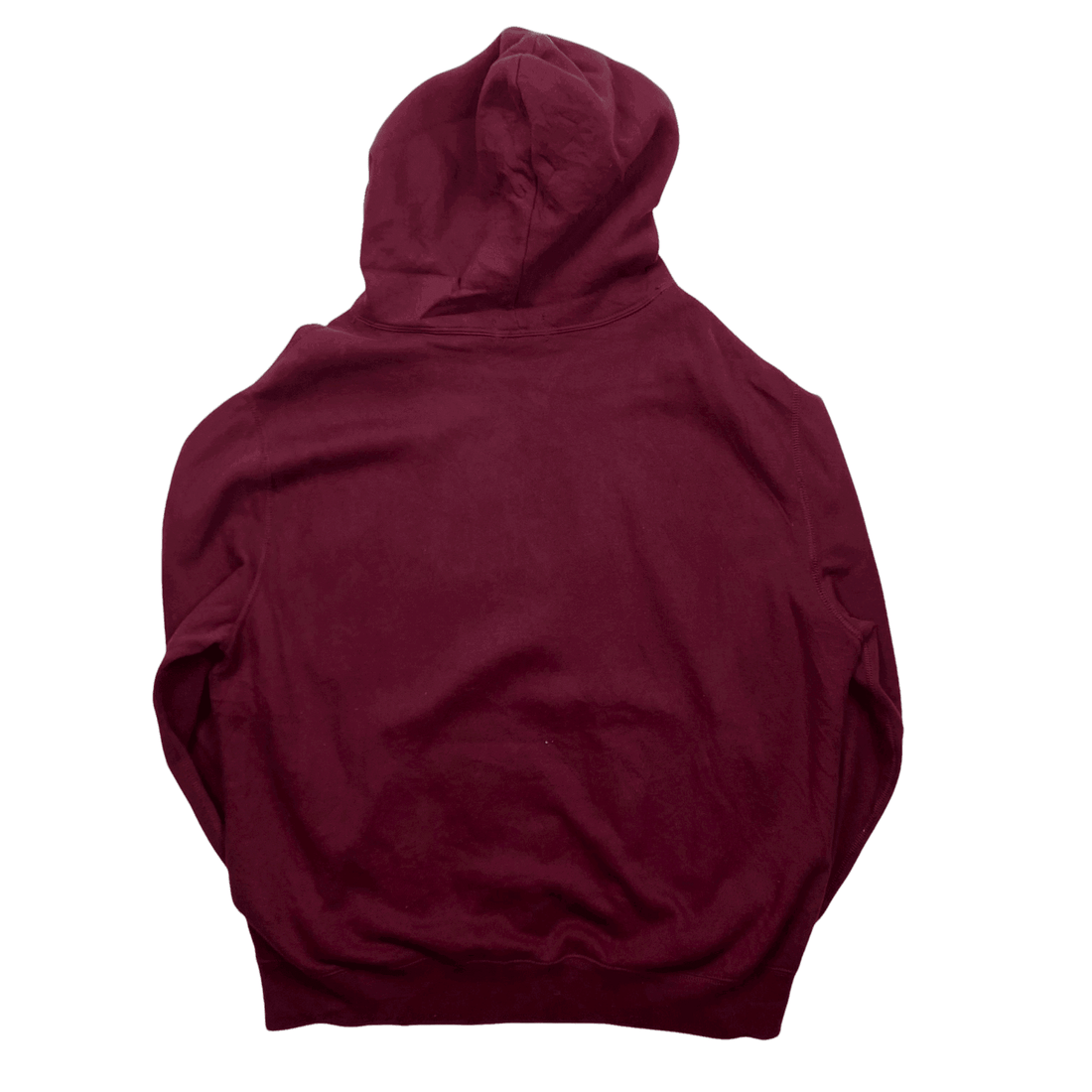 Vintage Burgundy Polo Ralph Lauren Hoodie - Extra Large - The Streetwear Studio