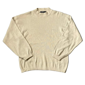 Vintage Cream Balenciaga Knitted Sweatshirt - M | The Streetwear Studio