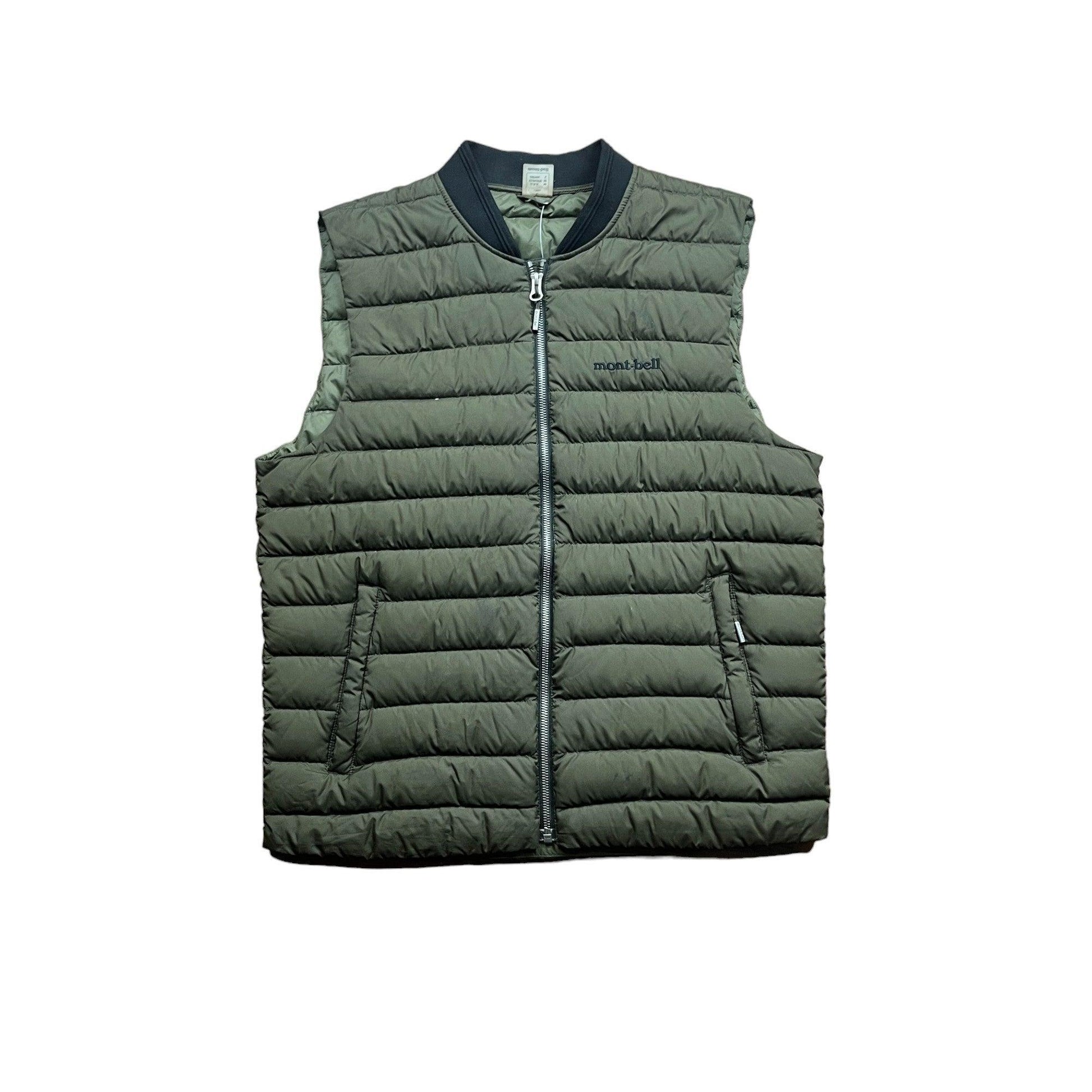 Vintage Green Montbell Puffer Gilet - Medium - The Streetwear Studio