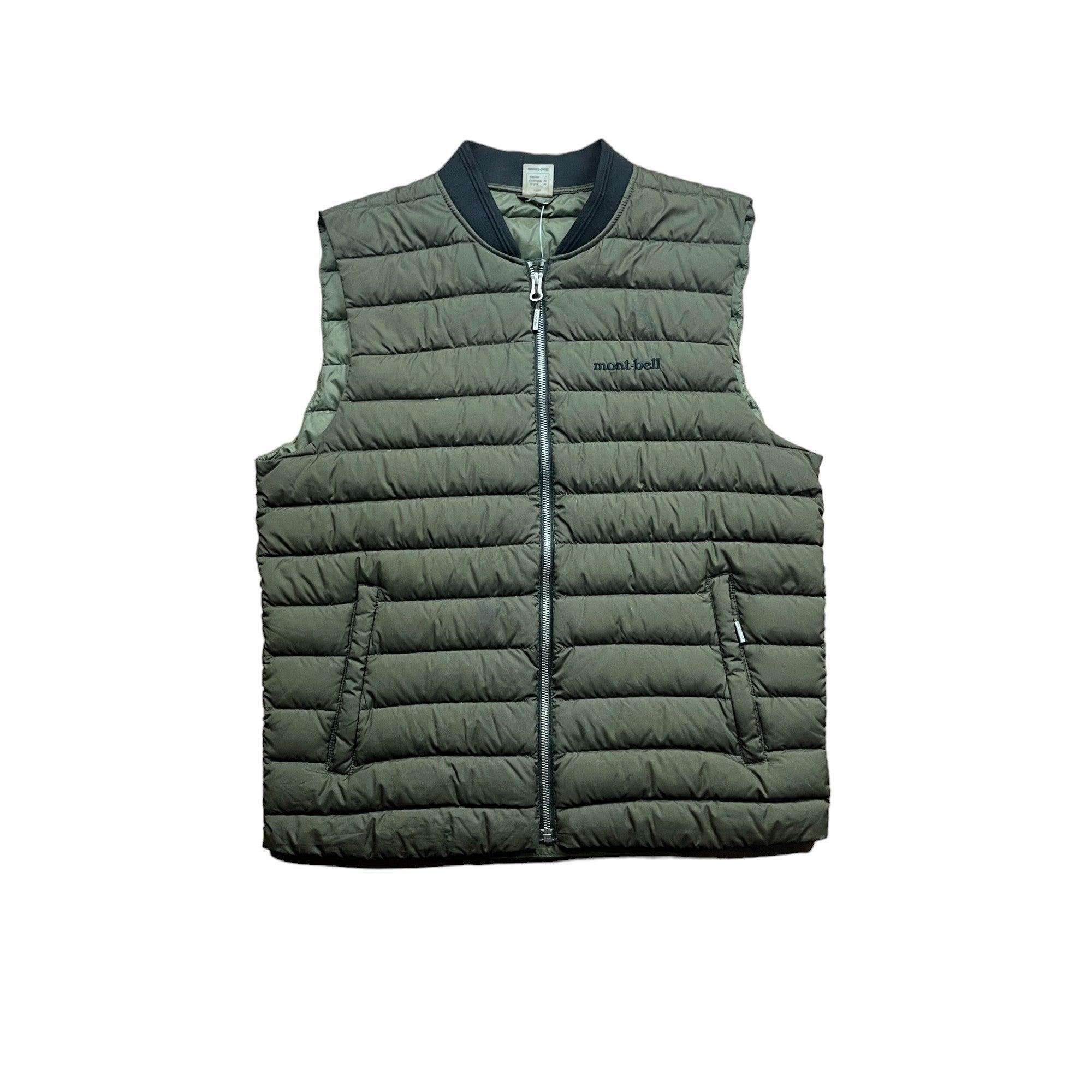 Vintage Green Montbell Puffer Gilet - Medium - The Streetwear Studio