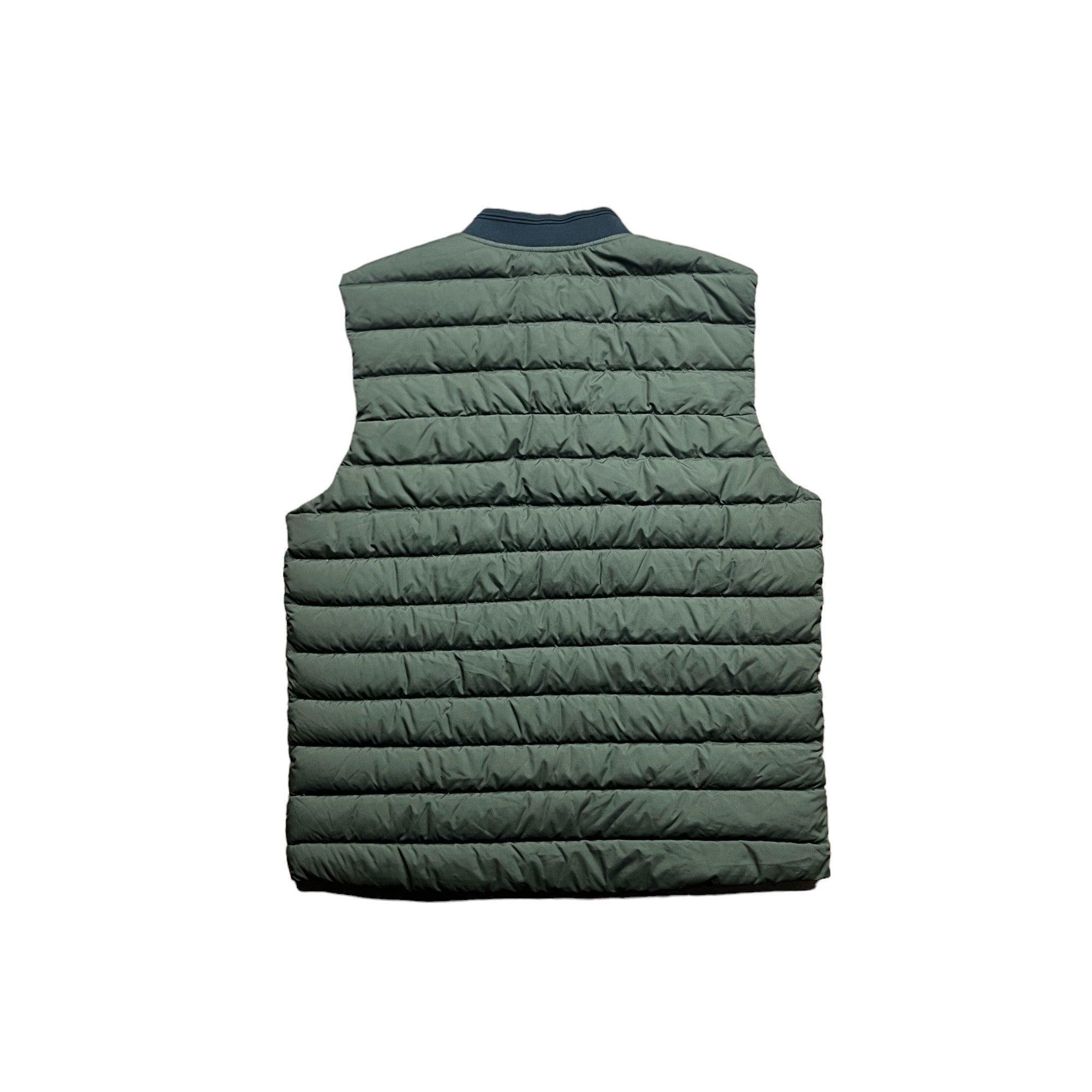 Vintage Green Montbell Puffer Gilet - Medium - The Streetwear Studio