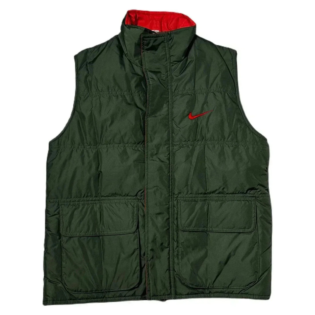 Vintage Green Nike Gilet - XS | The Streetwear Studio