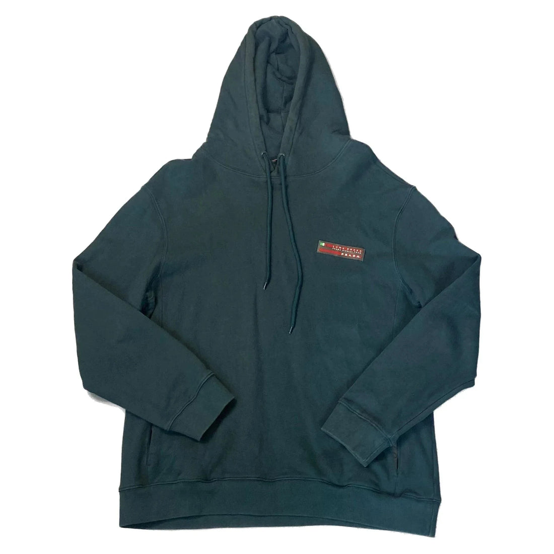 Vintage Green Prada Luna Rossa Hoodie - XL | The Streetwear Studio