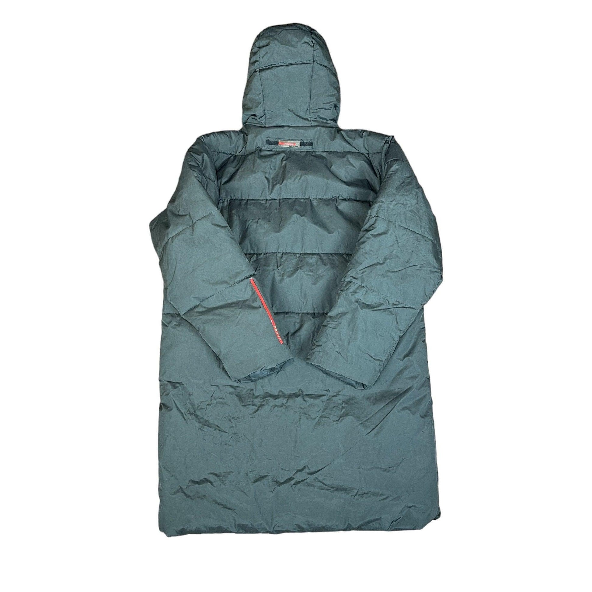 Vintage Green Prada Puffer Coat - Extra large - The Streetwear Studio