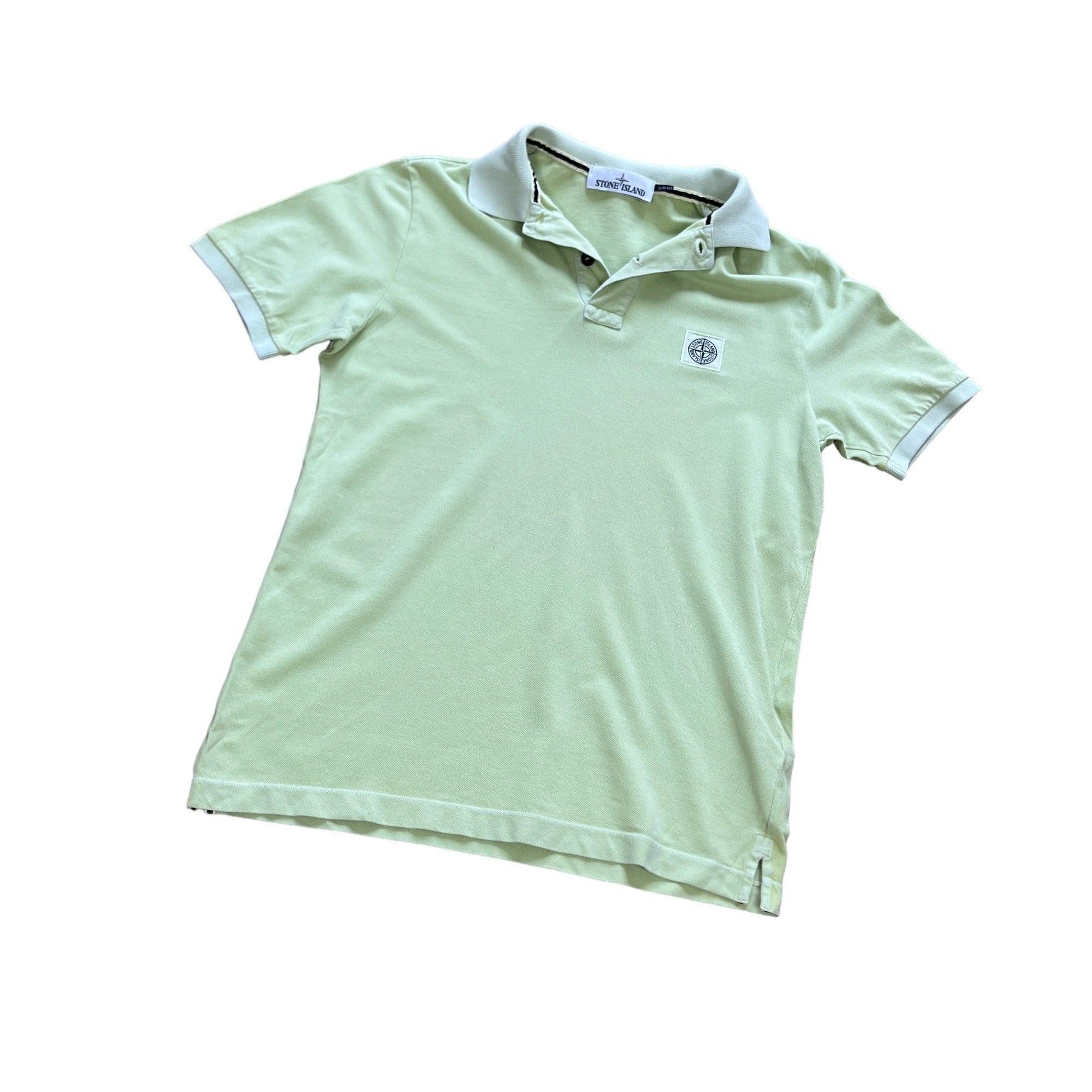 Vintage Green Stone Island Polo Shirt - Small - The Streetwear Studio