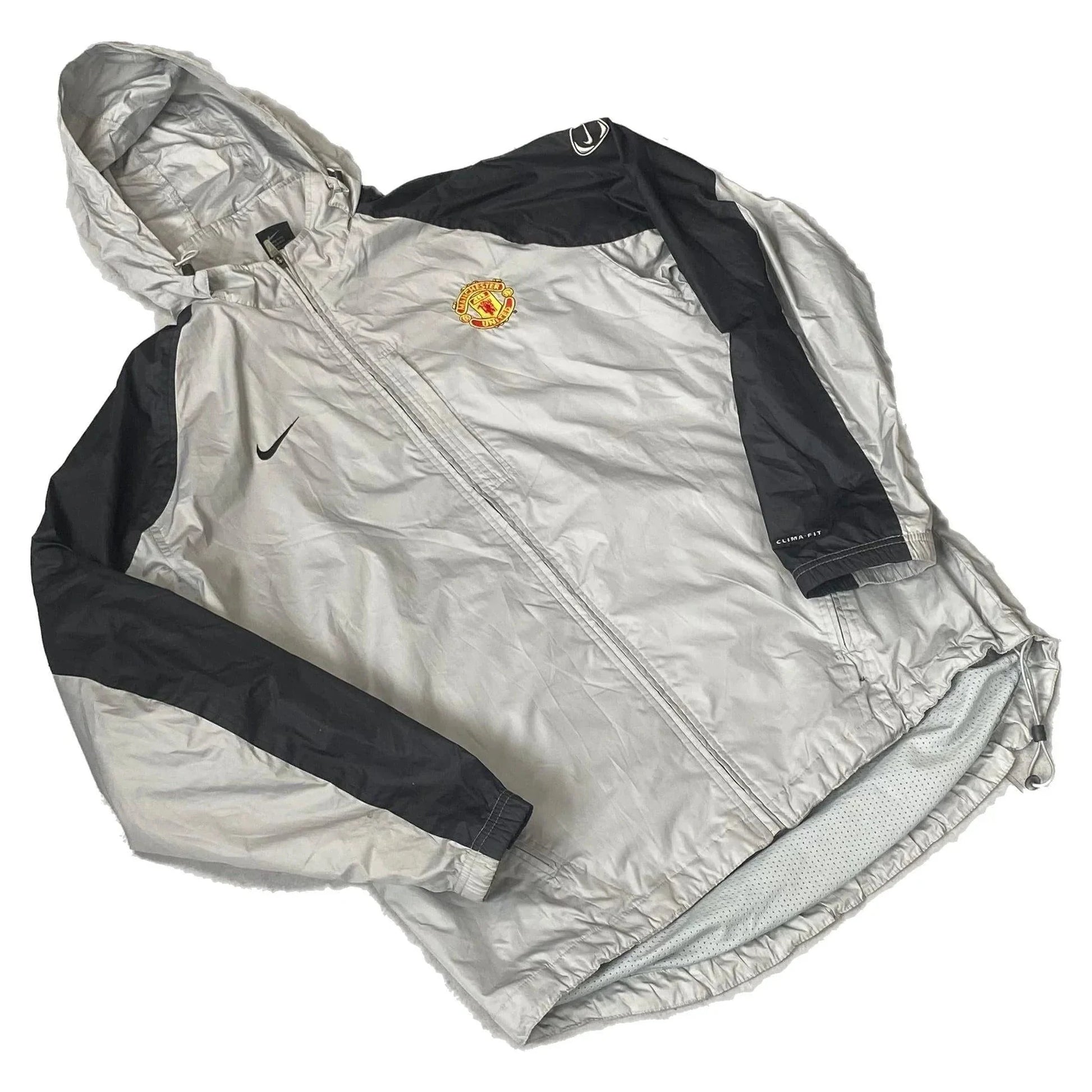 Vintage Grey Manchester United Jacket - L | The Streetwear Studio