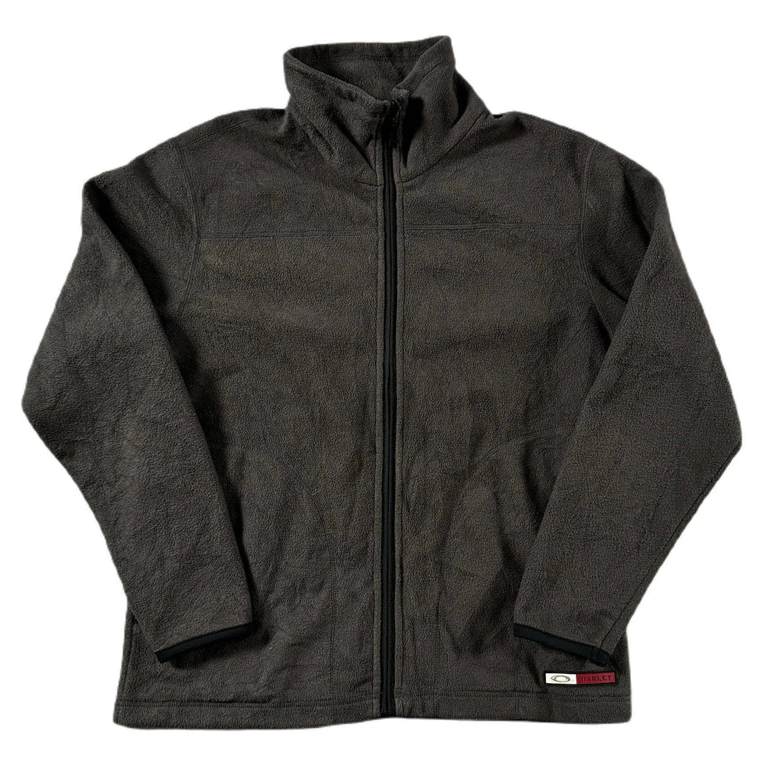 Vintage Grey Oakley Full Zip Fleece - S | The Streetwear Studio