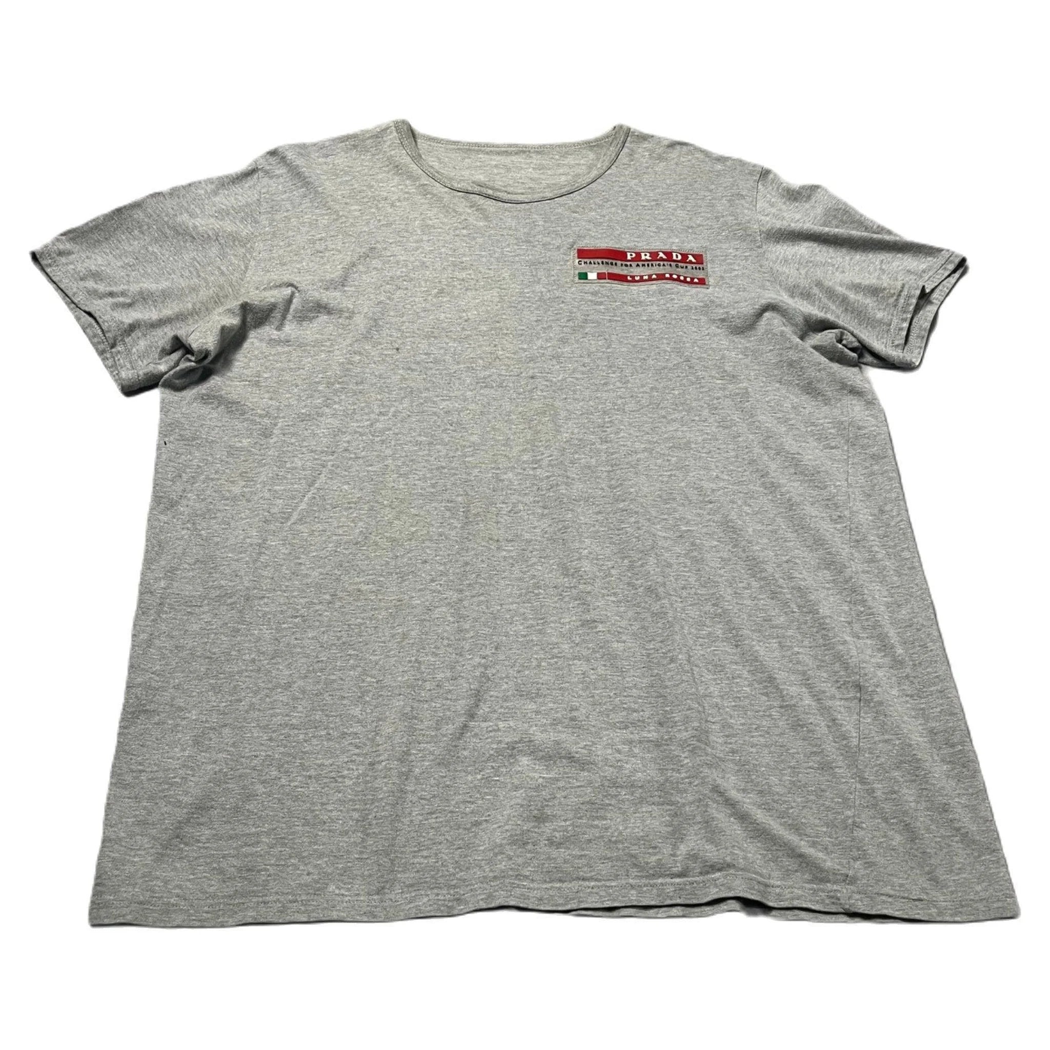 Vintage Grey Prada Luna Rossa Tee - XL | The Streetwear Studio