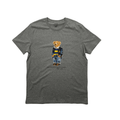 Vintage Grey Ralph Lauren Polo Bear Spell-Out Tee - Large - The Streetwear Studio