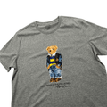 Vintage Grey Ralph Lauren Polo Bear Spell-Out Tee - Large - The Streetwear Studio