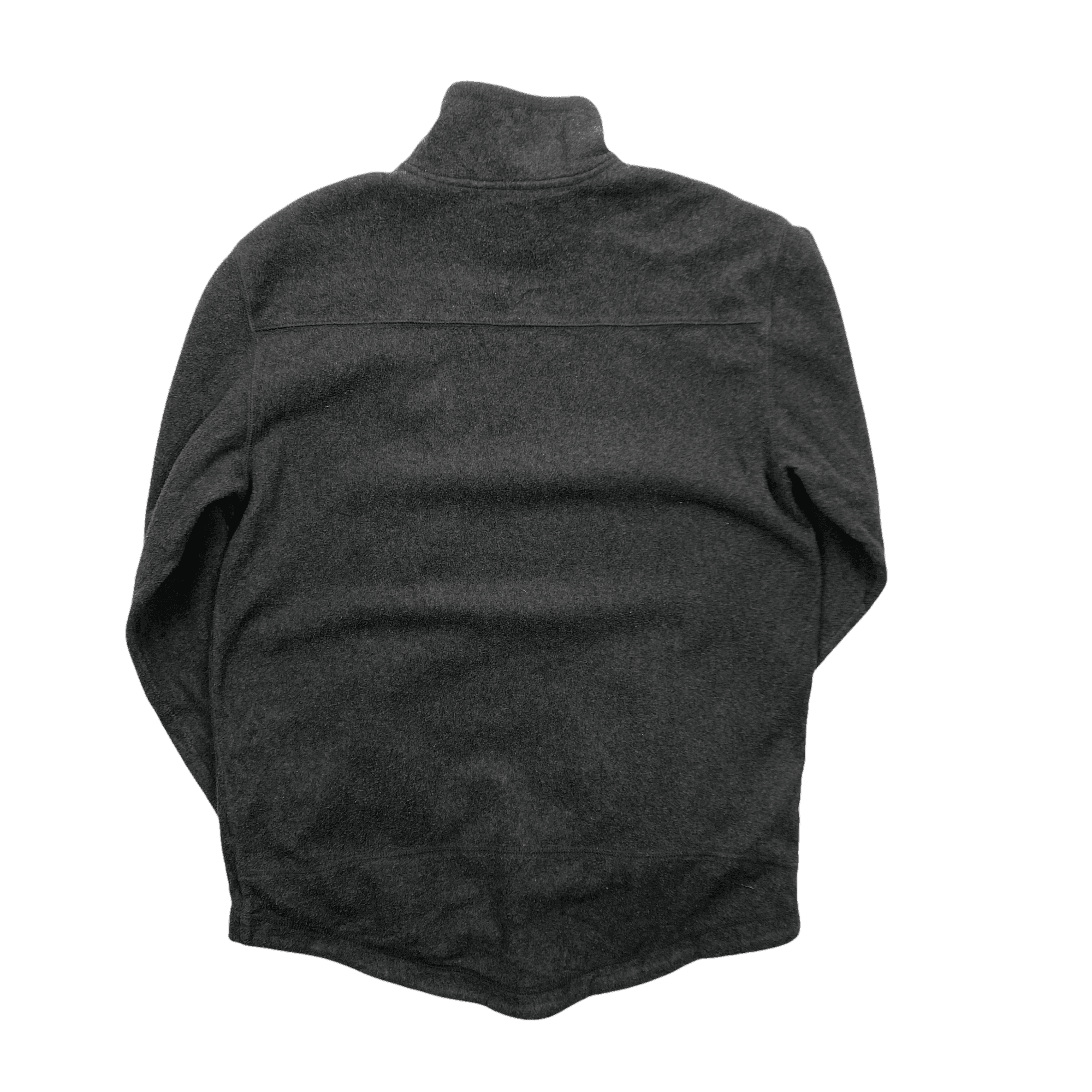 Vintage Grey Ralph Lauren Polo Jeans Spell-Out Quarter Zip Fleece - Large - The Streetwear Studio